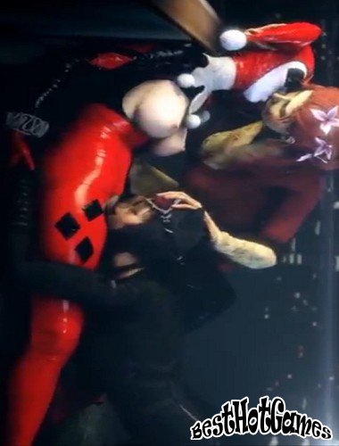 经典的哈雷奎恩，吹箫和他妈的