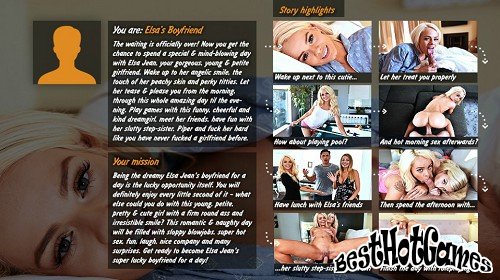 一天与艾尔莎Jean继妹派珀