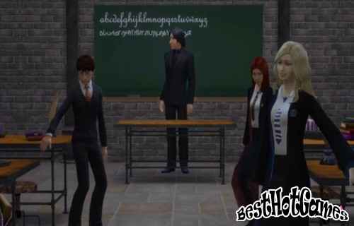 赫敏·格蘭傑在魔藥課上被交給了斯內普教授。