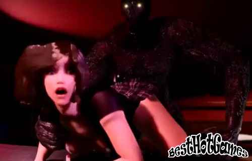 Busty woman with a very big ass sees a monster with a tempting penis and gets fucked good to get cum