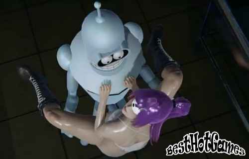 Leela 被 Bender 射精