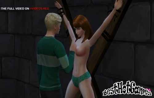 打賭輸了後，金妮和妙麗在史萊哲林宿舍過夜