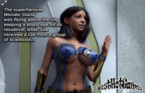 Wonder Diana and the breeding alien