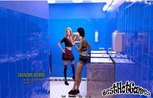 Horny 18 year old schoolgirl has hot sex in public toilet