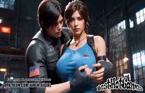 Lara Croft Cosplay aus Tomb Raider