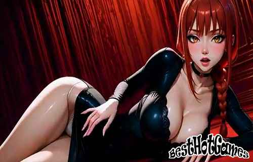 6 on 1 Triple Penetration Hard Anal Group Sex Makima from the anime Chainsaw Man